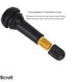 Rubber Tubeless Tire Valve Cap Wheel Tubeless Nozzle. 