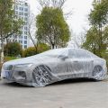 Transparent car cover Universal Car Cover Waterproof Dustproof Disposable Car Covers Size M-XL Transparent Plastic Car Covers. 
