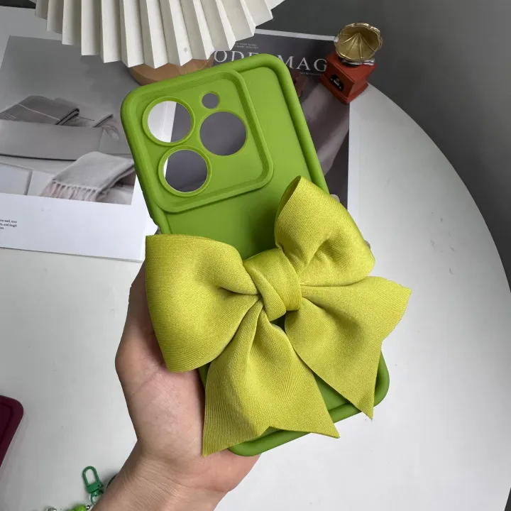 Infinix%20Smart%208%20Pro%20/%20Smart%208%20Plus%20%20Back%20Cover%20For%20Girls%20-%20Bow%20Tie%20Case%20With%20Fancy%20Key%20Chain%20-%20Chain%20bracelet%20Case%20-%20Image%204