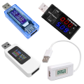 USB Tester Dual USB Ampere Voltage Time & mAh Charger Detector Double USB for Output 3-9V 0.1-3A USB Tester. 