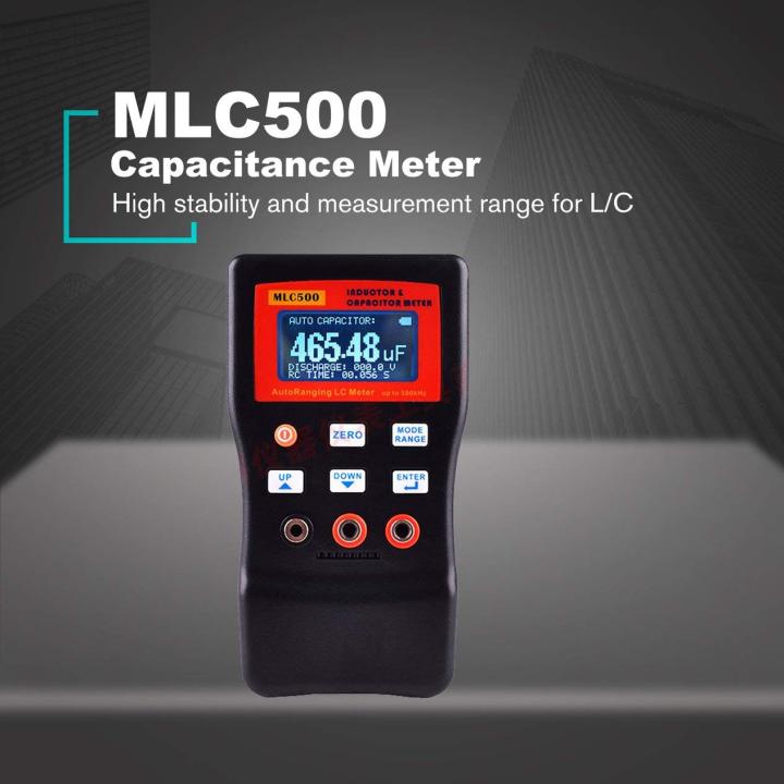 MLC500 Automatic Range Capacitance Inductance Meter Digital Capacitance Tester
