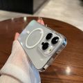 Original Transparent Magnetic For Magsafe Wireless Charger Case For iPhone 14 Pro Max Cover Accessories. 
