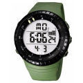 Green Rubber Strap Digital Sports Watch For Boys/Men - Green. 