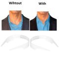 Adjustable Shirt Collar Support Shaper Gift Slick Collar Stays Bundle Kit Shirt Stand Collar Tool Collar Stays Shirt Anti-roll Fixed Shaper. 