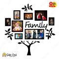 Gift City Presents Family Tree With Photo Frame Modern Wall Art For Gift For Home Décor Living , Bed Room And Offices. 