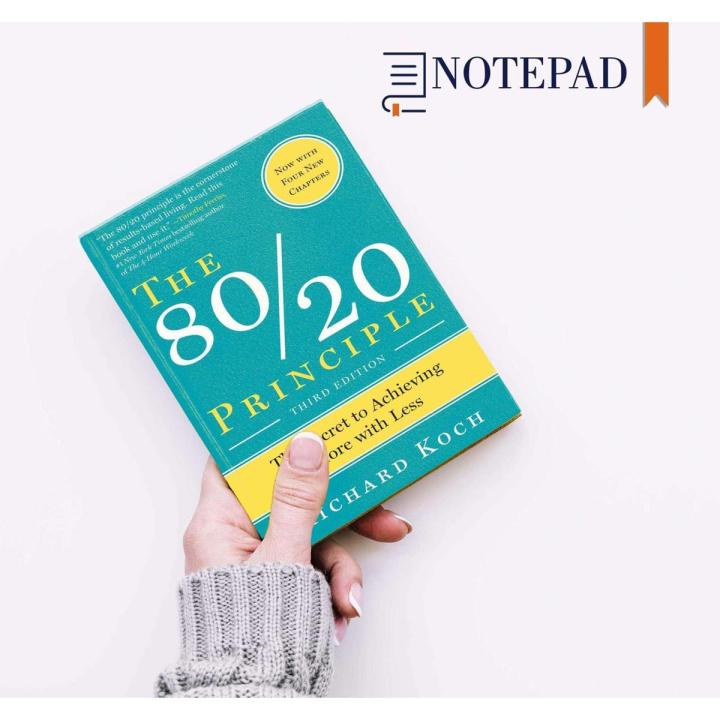 The 80/20 Principle: The Secret to Achieving More with Less A Book By Richard Koch paperback book