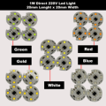 5/10 Pieces 1W LED Chip Direct AC 220V input - Light Colour White Red Blue Green Gold Pink High Quality. 