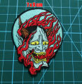 Japanese Samurai Patches badges of Embroidered japan biker rider Garment Jacket vest kanji Military motor rider badges. 