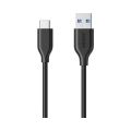 ANKER Power line + 3 Ft USB to Type C 3.0 Super Fast Branded Cable Type C. 