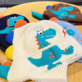 Cute Dinosaur Winter Hat For Girls Kids Beanies Child Knit Hat Warm Earflap Caps MJ. 