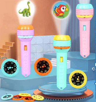 Hot Selling Best Projector Torch for Kids Flashlight for Kids Birthday Gift or Early Education Toy for Kids