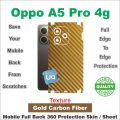 Oppo A5 Pro 4G full Back 360 Protection skin wrap / protection sheet with camera and 4 sides protection top quality. 