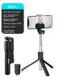4 in 1 R1S Wireless Selfie Stick Tripod & Selfie Stick With Bluetooth Shutter 70CM / 110CM / 165CM With Light and Without Light Vlogging Stand Tiktok stand Traveling selfie Light Selfie Stick & Tripod  foldable Selfie stick for all Phone Extendable stand. 