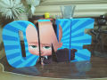 3 Block Letters O N E Boss Baby theme. 