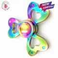 Heart Shape Metal Fidget Spinner. 