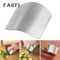 Portable Finger Guard Stainless Steel Finger Guard Safe Vegetable Cutter Hand Guard Tool for Kitchen Cut Finger Protector Gadget. 