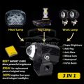 HJG Mini Driving Fog Lights for all Bikes, Cars / Jeep. 