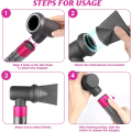 Professional Concentrator and Adapter Accessory for Dyson Airwrap Styler, for Curling Iron Converting to Hair Dryer. 