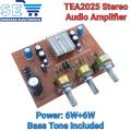 TEA2025 Audio Amplifier With Bass Tone Control 6W + 6W Stereo Board. 