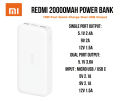 MI Redmi Power 20000 Mah - MI Power Bank 20000 Mah - 20000 Mah Power Bank 18W Fast Charging. 
