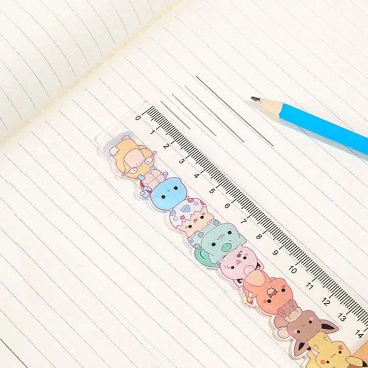 Doremon Ruler Kawaii Pikachu Straight Rulers Cartoon Anime Doraemon Crayon Shin Chan ...