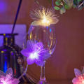 2/3M Length LED Lights Portable Multi-color Fiber Optic Fairy Lights -operated Artificial Flowers Garland Lights for Christmas. 
