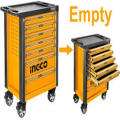 Ingco Tool Trolley(Empty) with 7 drawers. 