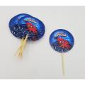 SPIDERMAN THEME CUPCAKE TOPPER - PACK OF 10 CUPCAKE TOPPERS -  SPIDERMAN CUPCAKE TOPPERS. 