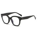 Women Men Leopard Frame Square Hyperopia Eyeglasses PC Material Anti Blue Light Power Glasses With Diopters Plus 0 +1.0 To +4.0. 