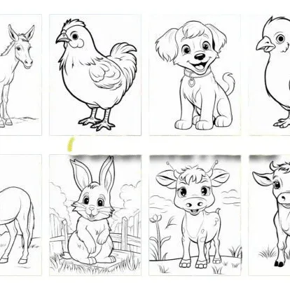 90%20Cute%20Farm%20Animal%20Coloring%20Pages%20Kids%20-%20Image%204