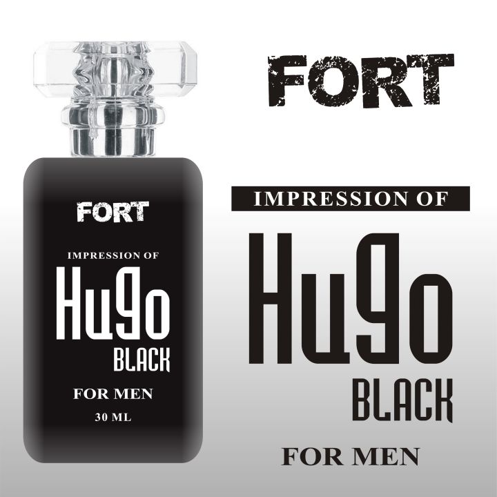 FORT Impression of Hugo Black Perfume For Men | 30ml