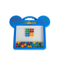Toddler Travel Toys - Magnetic Drawing Board for Kids and Toddlers - Doodle Board with Magnetic Pen and Colorful Beads Magnetic Dot Art Travel Toy for Kids Ages 3 and Up Boys Girls. 