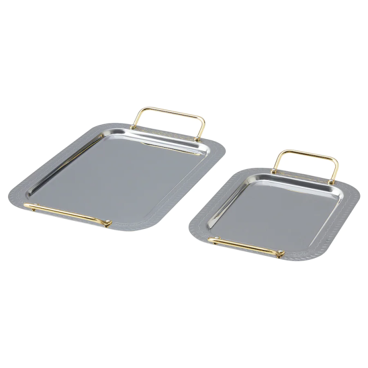 Serving Tray Ikea  Set of 2 Tray Steel
