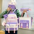 High Quality Bags For Girls5 Piece Set Bags For Girls School Bags For LadiesBags For Girls CollegeBags For Girls UniversityCute Bags For GirlsStylish Bag For GirlsTravelling Bags For Ladies with Bunny. 