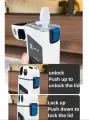 ZANNUO Imported Water Bottle elegant Design with Straw easy to use  best water bottle for Kids and adults. 