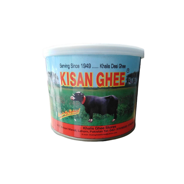 100% Pure Kisan Desi Ghee 500 Gram Tin Pack
