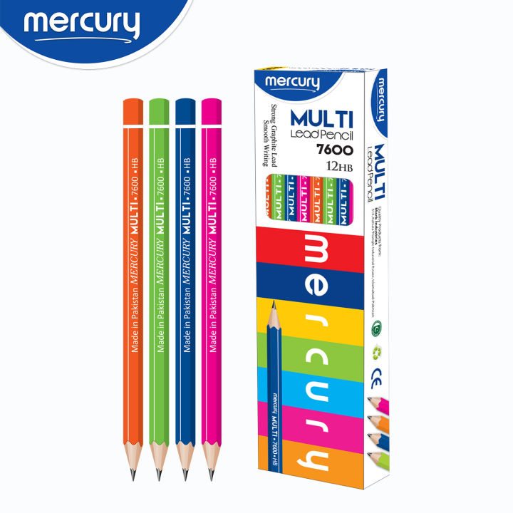 Mercury Multi-7600 Black Lead Pencil (Box of 12 Pencils)