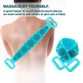 High Quality Silicone Bath Body Brush Soft Rubbing Exfoliating Massage For Shower. 