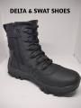 Delta and swat high quality army commando leather shoes Khaaki camel Shoes Commando Trekking Boots [black and brown] for men & boys. 