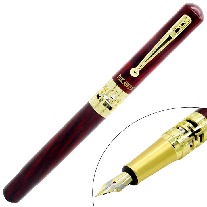 DIKAWEN Metal Fountain ink Pen Ghosia Mall's - 8060