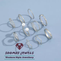 Elegant Pack of Rings For Girls Full Hand Rings For Girls Different Designs Soomas Jewels Rings Set. 