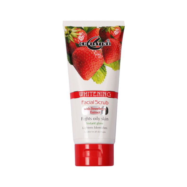 Christine%20Whitening%20Scrub%20Tube%20(Strawberry%20Extracts)%20-%20Image%203