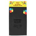 BLACK TABLE COVER ( 54 INCH X 72 INCH ). 
