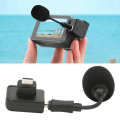 Sports Camera Microphone Lightweight Condenser Recording Audio Adapter for DJI OSMO ACTION. 