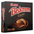 Box of Ulker Biskrem Cocoa Cream Filled Cookie 36 gram Pack (12 Pieces of 36 gram). 