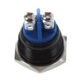 FLYEER Horn Switch Horn Button Push Button Switch For Car 16mm 12V. 