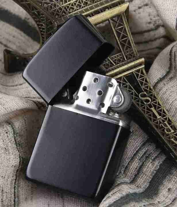 Zipo Slim black Lighter | Zipoo Slim black
