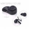 Small Bluetooth Handfree and mini LED Speakers Stereo Earbud Headset with microphone, Support Hands-free Calling For Smartphones. 