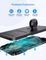 Seneo PA150 Wireless Charger 2 in 1 Wireless Charging Pad w/ iWatch Stand for iWatch 6/5/4/3 7.5W Wireless Charger for iPhone 12. 