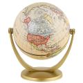 Retro Rotating World Globe Earth Antique Home Office Desktop Decor Geography Educational Learning Map School Supplies. 